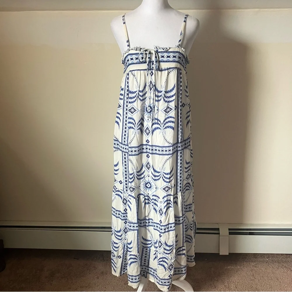 Haute Hippie Santorini Key Hole Front Strappy Cover-Up Dress size XS - Picture 2 of 9